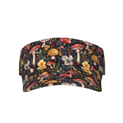Unisex Adjustable Sports Sun Visor - color: Mushroom