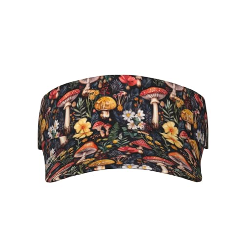 Unisex Adjustable Sports Sun Visor - color: Mushroom