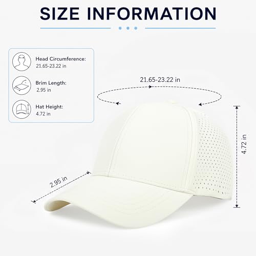 Quick Dry Baseball Cap Curved Brim Snapback Hat Mesh for Men Women - color: Pink+lightgrey+offwhite