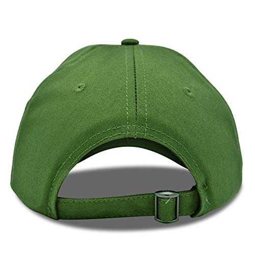 DALIX Baseball Cap Dad Hat Plain Men Women Cotton Adjustable Blank Unstructured Soft - color: Olive