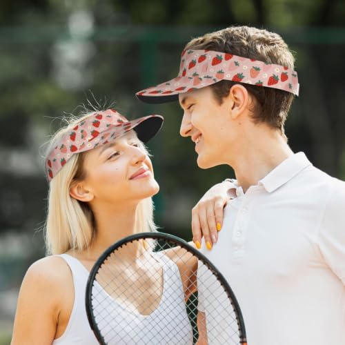 Leopard Print Sun Visor Hat Adjustable Sports Beach Cap for Men Women - color: 24