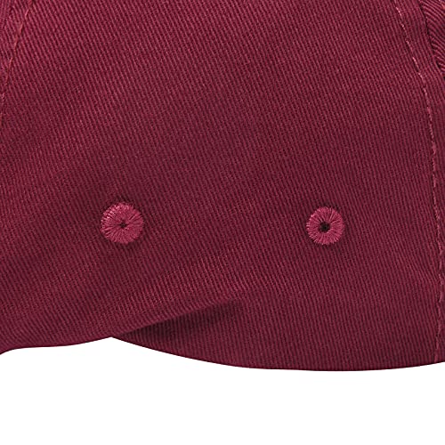 VOBOOM Cotton Washing Flat Cap Cabbie Hat Gatsby Ivy Irish Hunting Newsboy - color: Burgundy