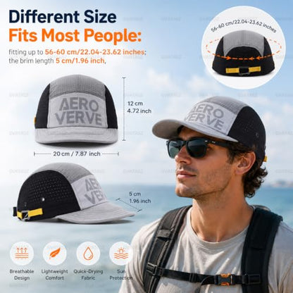 Short Brim Baseball Cap Soft Lightweight 5 Panel Hats Multi Color Quick Dry Summer Hat Waterproof Snapback Cadet Cap - color: Mg-dym2601-orange