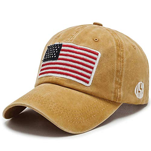 American Flag Hats - color: 1.13 Vintage Yellow