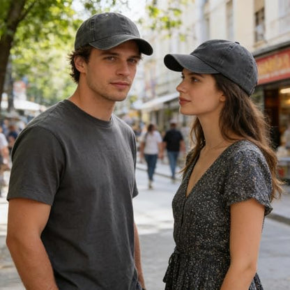 5 PCS Baseball Cap Washed Cotton Unstructured Vintage Hat for Men Women