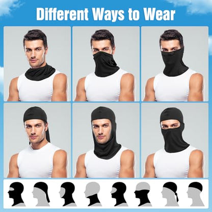 Fivali 6 Pack Balaclava Face Ski Mask: Windproof Breathable Full Head Cover - color: Multicolor Camo 6pack