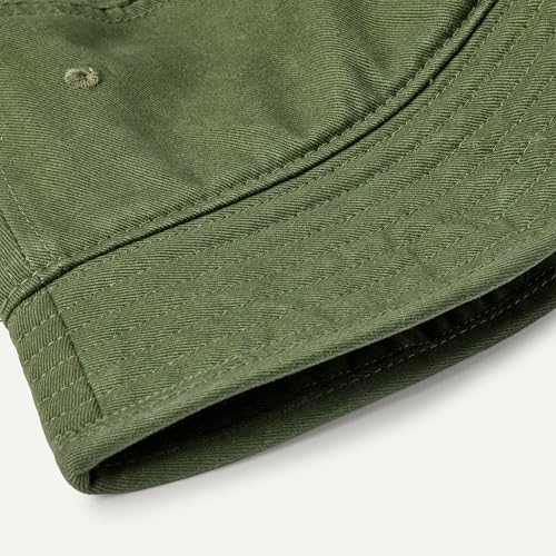 Amazon Essentials Men's Washed Cotton Canvas Bucket Hat - color: Olive, size: Large-X-Large