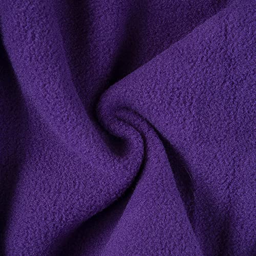 REDESS Winter Windproof Hat, Unisex Children Heavyweight Balaclava, Ski Mask with Thick Warm Fleece Face Cover - color: Point Purple
