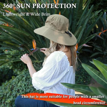 Solaris Wide Brim Sun Hat with Neck Flap - color: Olive, size: Medium
