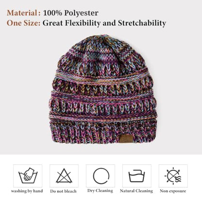 Premillow Winter Hats for Women, Warm Knit Beanie Hat
