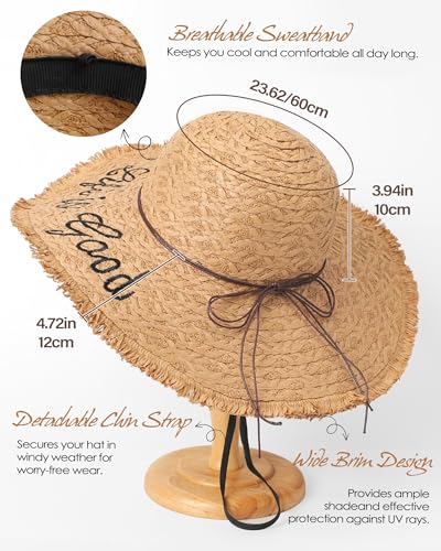 Sun Hats for Women Beach Hats for Women - color: Khaki