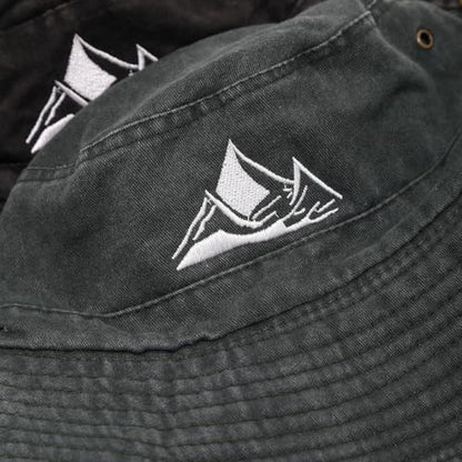 Sun Bucket Hat for Men Women Fishing Beach Safari Trendy Cotton Cowboy Cap for Golf Hiking Hunting Outdoor Boonie - color: Mountain Army Green