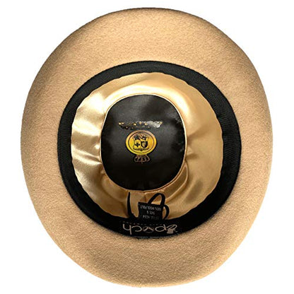 EPOCH Classico Men's Wool Felt Homburg Hat - color: Khaki, size: Large