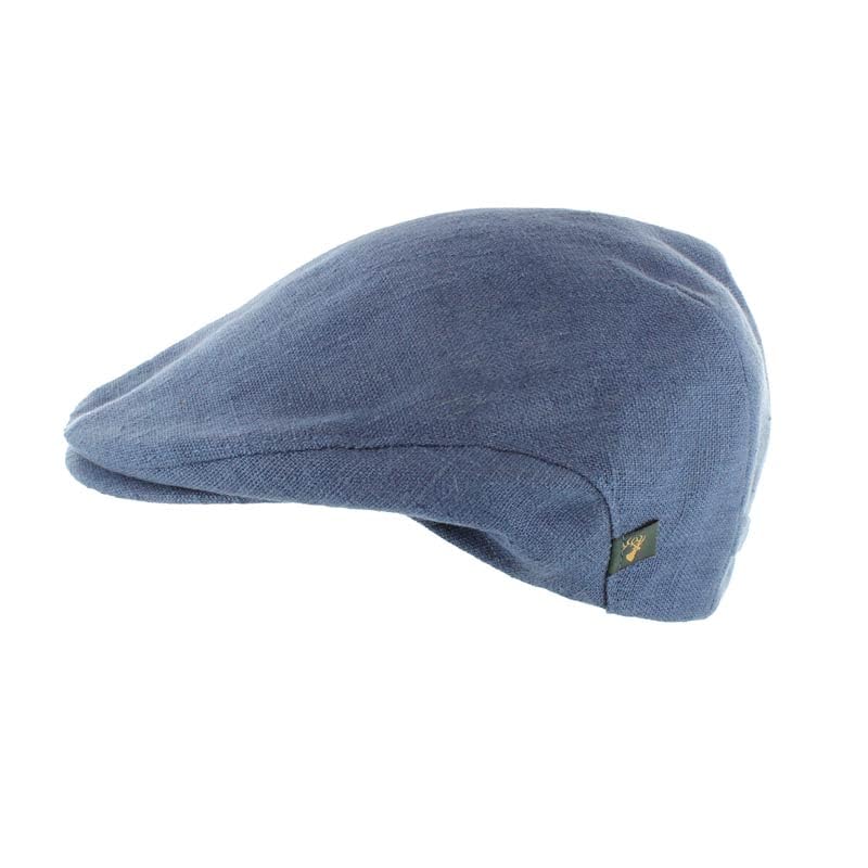 Mucros Weavers Summer Light Linen Cap - color: Blue, size: XX-Large