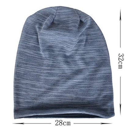 Ruphedy Men Slouchy Beanie Summer Long Oversize Thin Lightweight Skull Cap B011h - color: Blue, size: One Size