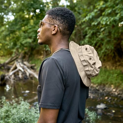 Propper Men's 100% Cotton Boonie - color: Khaki, size: 7 1/2