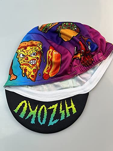 Funny Cycling Cap - Polyester Cycling Hat-Under Helmet - Cycling Helmet Liner Breathable&Sweat Uptake - color: F2