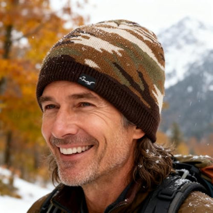 OTTER Waterproof Beanie for Men Women - color: Brown