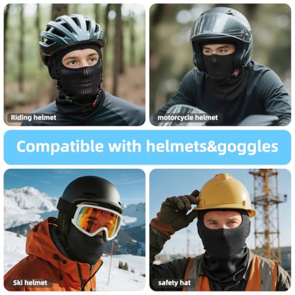 Lightweight Motorcycle Balaclava Shiesty Ninja Mask - Ski Face Mask - color: Army Green
