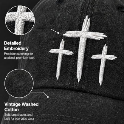 Man of God Husband Dad Embroidered Hat Camping Caps for Women - color: I Love Jesus 18