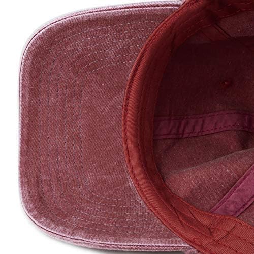 The Hat Depot 100% Cotton Pigment Dyed Low Profile Dad Hat Six Panel Cap - color: 1. Burgundy