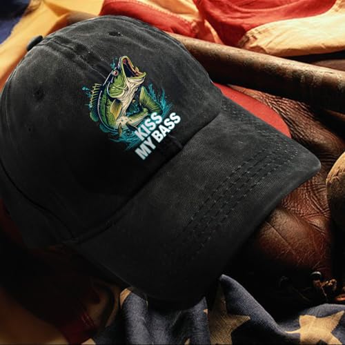 Fishing Adjustable Cotton Baseball Cap, Funny Trucker Hat Gift for Men Women Grandpa Dad Fishing Lover Fisherman - color: C