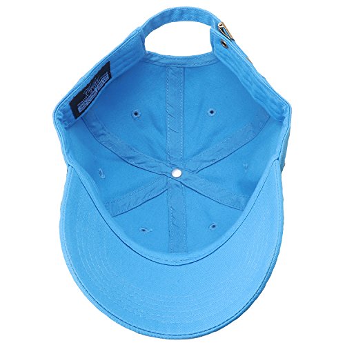 Falari Classic Baseball Cap Dad Hat 100% Cotton Soft Adjustable Size - color: Turquoise