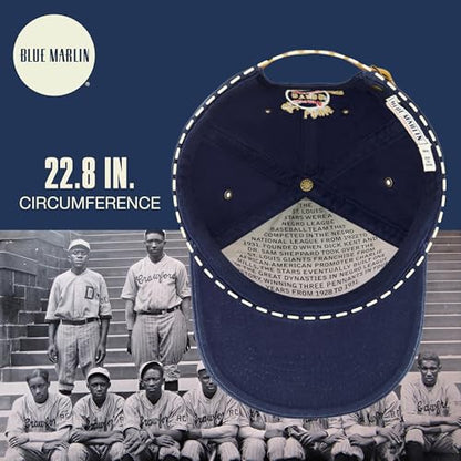 Blue Marlin Dad Hat, Adult Cotton Baseball Cap with Curved Brim, One Size. - color: St. Louis Stars
