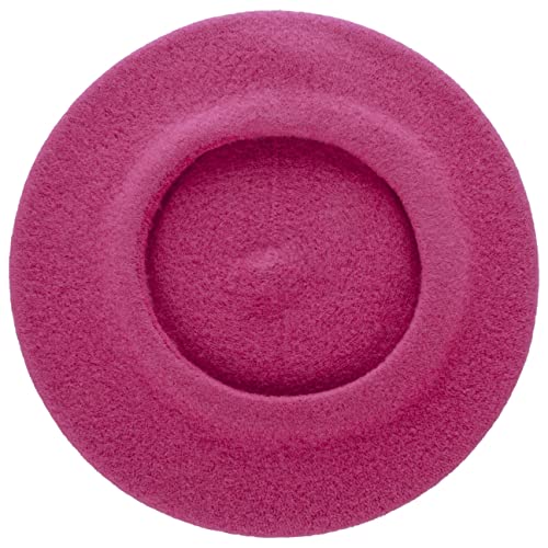 Women's Beret Cashmere Wool French Hat Made in EU Women Autumn Winter - color: Pink, size: 6 7/8