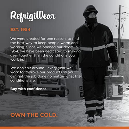RefrigiWear Hard Hat Balaclava – 2-Layer Long Neck Face Mask for Cold Weather Work