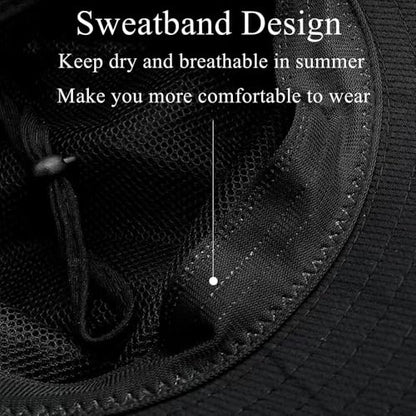 Outdoors Tribe Foldable Sun Hat for Women, Beach Foldable Mesh Fishing Cap, Wide Brim Ponytail Sun Hat - color: Watermelon Red 2
