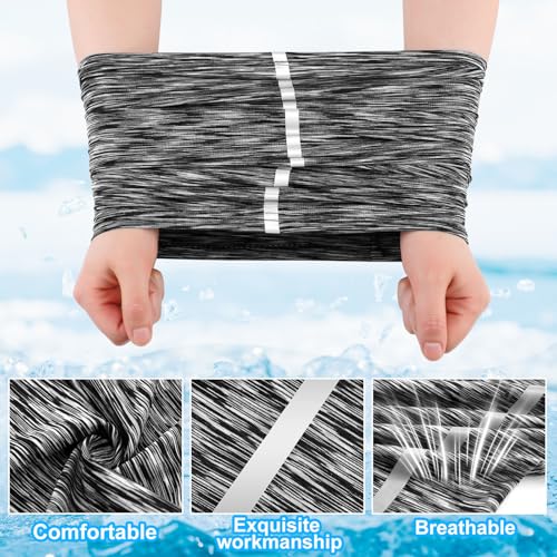 SATINIOR 4 Pcs Neck Gaiter Face Mask for Men, High Vis - color: Deep Colors