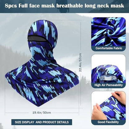 Balaclava Face Mask Sun Protection Men - style: Vibrant