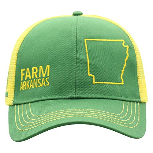 John Deere Farm State Pride Contrast Mesh Back Core Baseball Cap - color: Arkansas