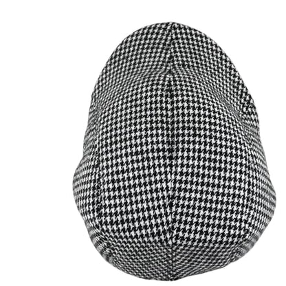 Women's Berets: Black Houndstooth Red Beret Hats for Women Fall Winter Fashion Outfit - color: Advance-houndstooth-black