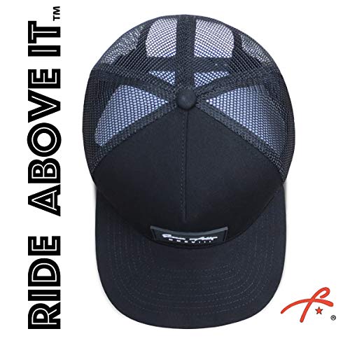 Grace Folly Trucker Hat for Men & Women. Snapback Mesh Caps - color: Black