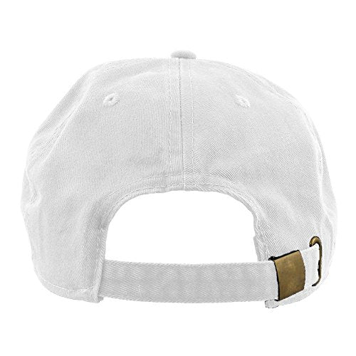 Gelante Baseball Cap Dad Hat 100% Cotton Polo Style Plain Blank Adjustable Size. - color: White