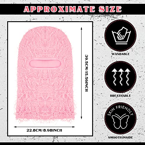 Newcotte 2Pc Ski Mask - color: Black, Pink