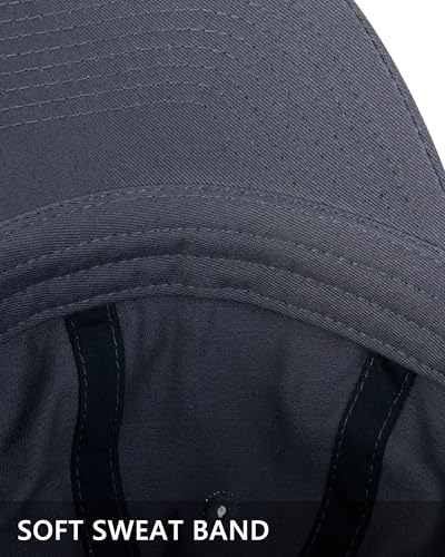 GADIEMKENSD Unstructured Baseball Cap Adjustable, Running Hat for Men Women, Cotton Dad Hat Plain for Outdoors Activities - color: Dark Gray