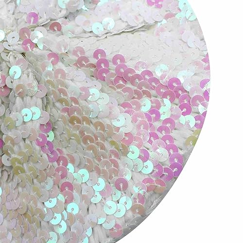JUMISEE Sparkly Sequin Berets for Women Girls Fashion Beanie Hat Costume Accessories for Festival Party Dance - color: White