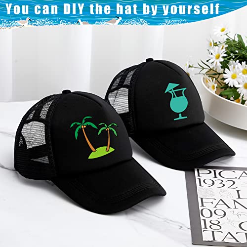 Hercicy 40 Pack Blank Trucker Hat Bulk - color: Black
