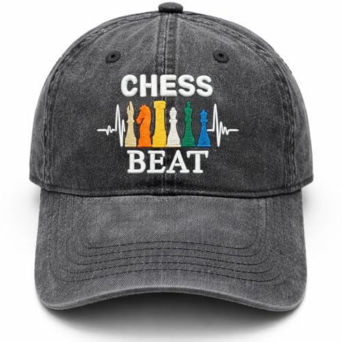 WOAIDY Embroidered Baseball Cap for Men & Women - color: Chess