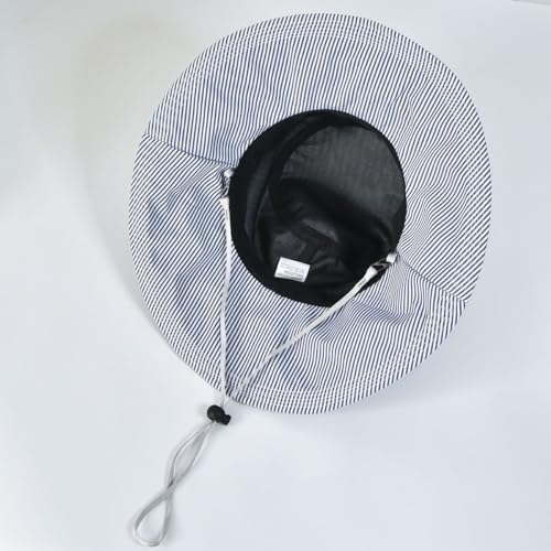 Sun Hats for Women Roll-up Wide Brim Summer Beach Hat Foldable Floppy Cotton Hat - color: Cotton Dark Grey