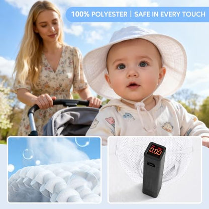 Zando 2 Pack UPF 50+ Kids Sun Hat Baby Beach Bucket Hats for Summer Swim - color: Navy & Grey, size: 4-8 Years