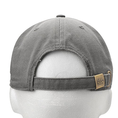 Falari Classic Baseball Cap Dad Hat 100% Cotton Soft Adjustable Size - color: Grey