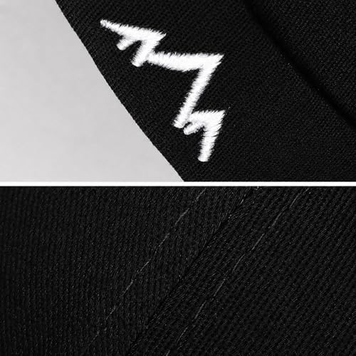 Outdoor Brimless Hat for Men Women, Adjustable Rolled Cuff Skull Cap - color: 2#black
