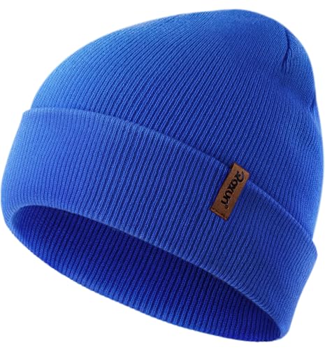 ROXUN Beanie for Men/Women Winter Hat Soft Warm Unisex Skull Stocking Cap - color: Royal Blue