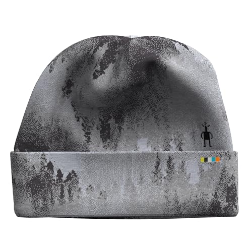 SmartWool Unisex Adult Thermal Merino Reversible Cuffed Beanie - color: Charcoal Foggy Pines