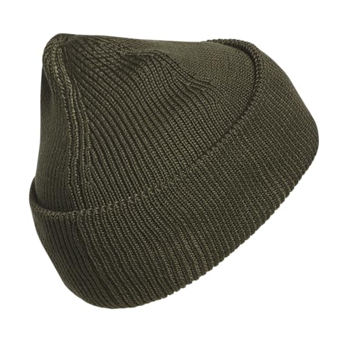 adidas Men's Premium Cuff Fold Beanie - color: Night Cargo Green/Black