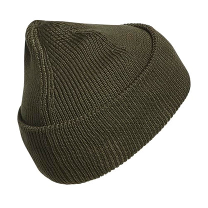 adidas Men's Premium Cuff Fold Beanie - color: Night Cargo Green/Black
